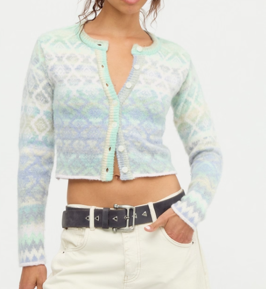 Skye Patterned Cardi