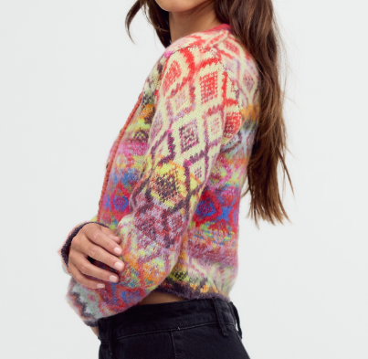 Skye Patterned Cardi