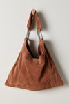 Bobbi Slouch Suede Tote