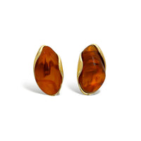 Brown Stone Earrings