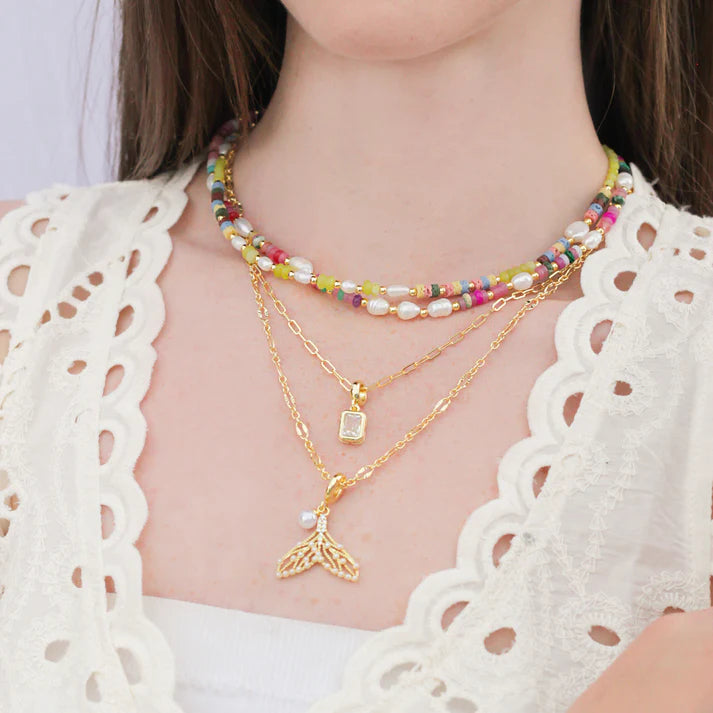 Freshwater Pearl Beaded Necklace