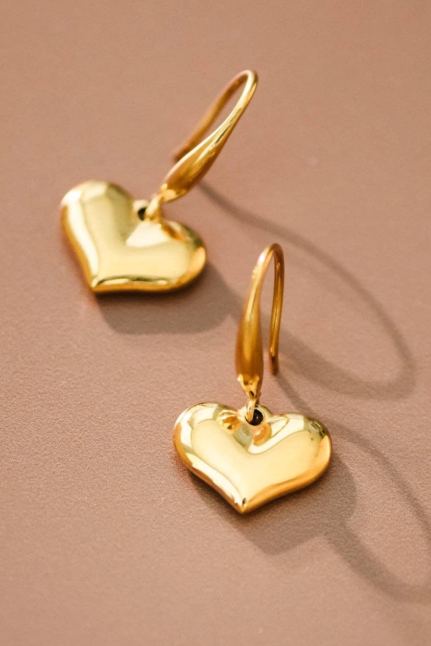 Hanging Heart Earrings