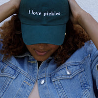 I Love Pickles 100% Cotton Baseball Hat