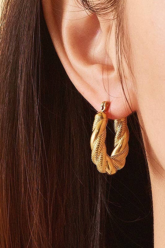 Twisted Rope Earrings