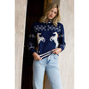Horse Knit Half Up Zipper Sweater: