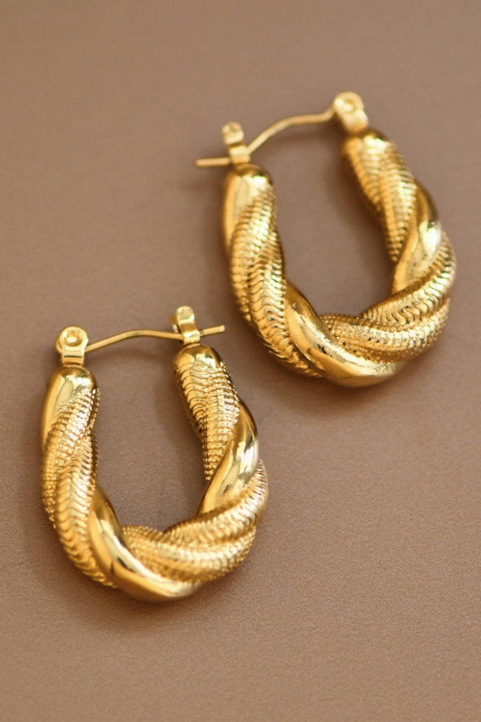 Twisted Rope Earrings