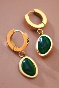 Green Stone Huggies