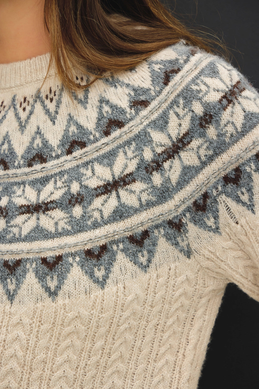 Lightweight Nordic Sweater