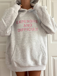 Expensive And Difficult Embroider Hoodie
