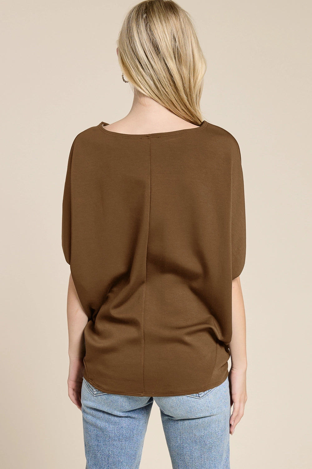 Short Sleeve Scuba Dolman
