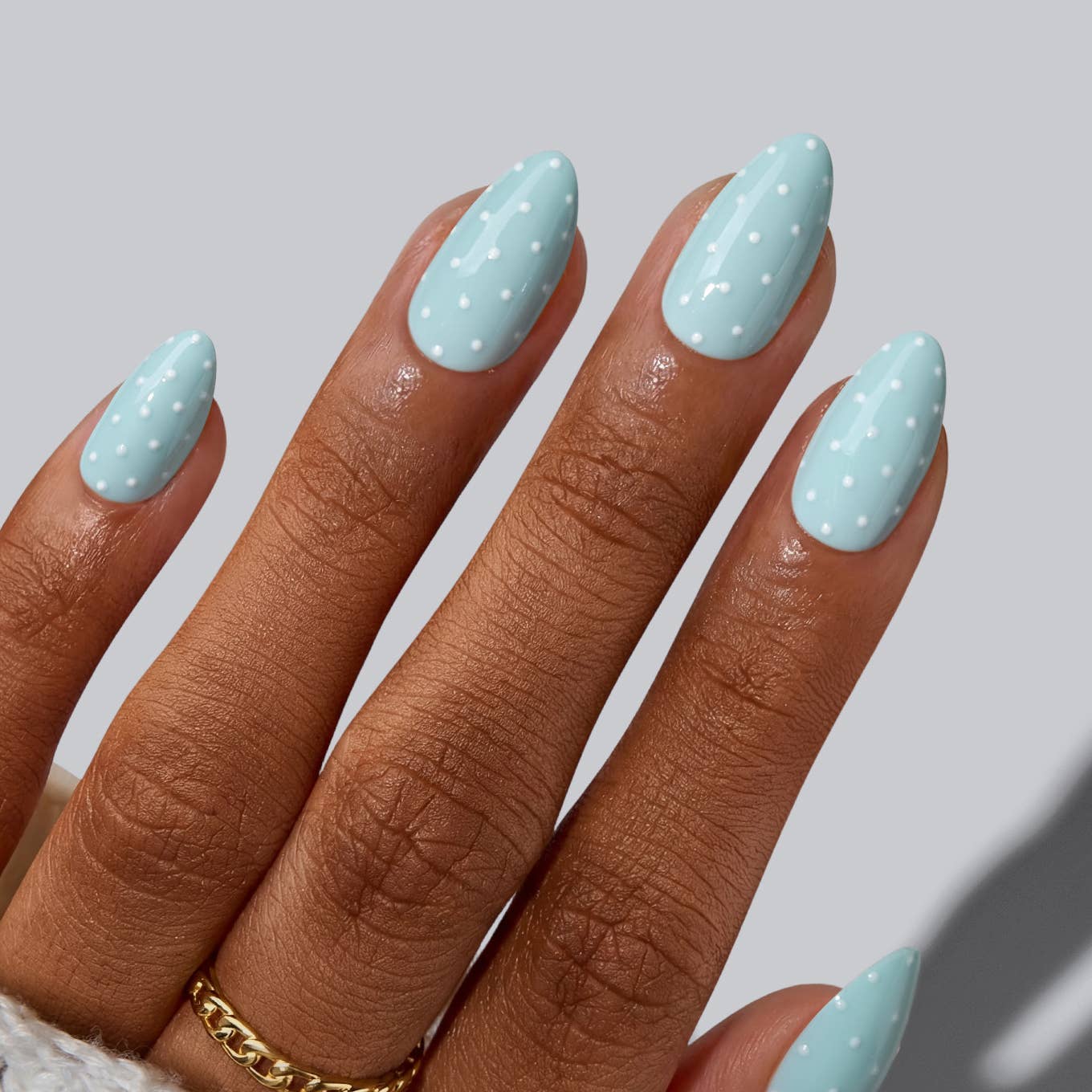 Yellow French Press On Nails - Short Square Nails Wholesale: Meadow Daisy