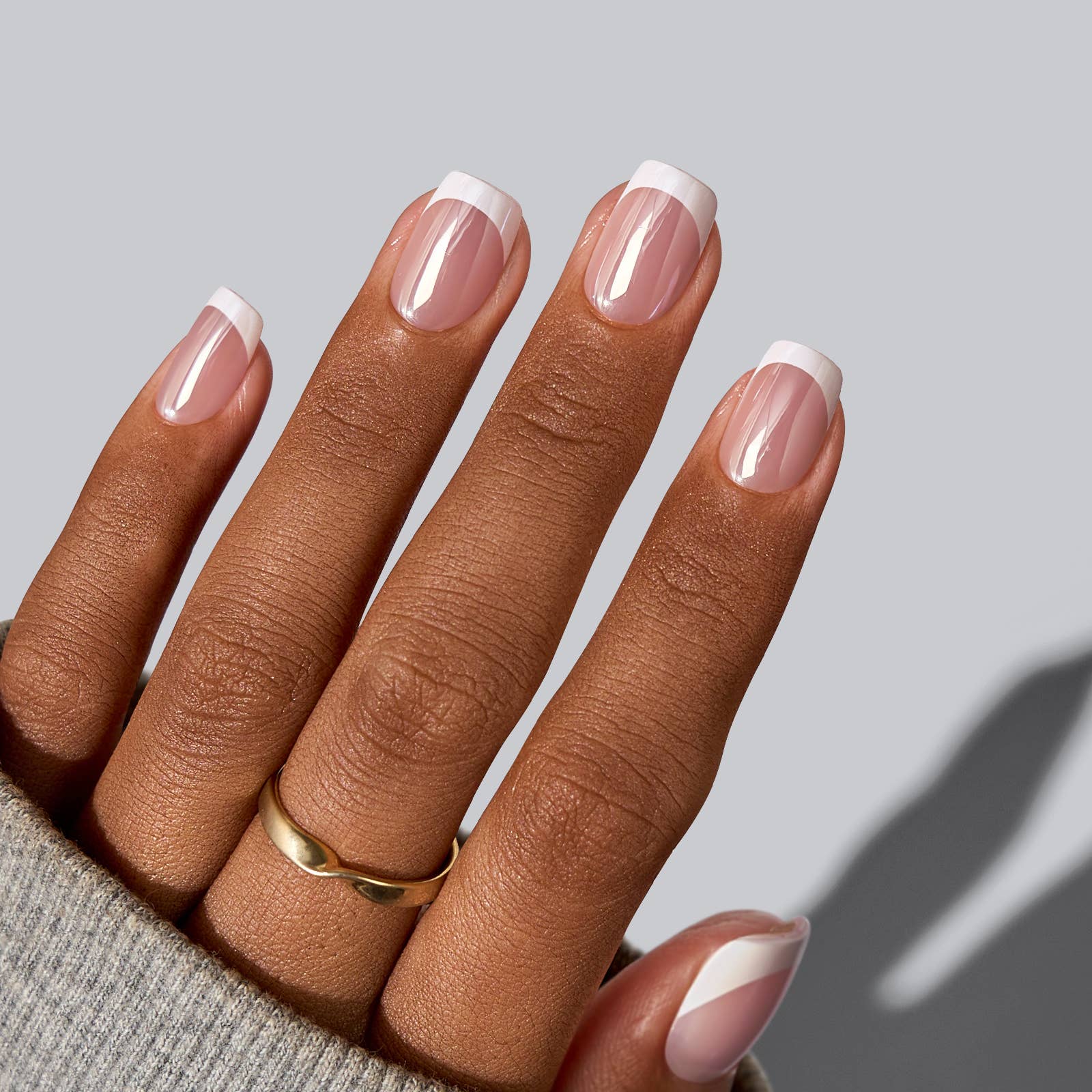 Glazed French Press On Nails