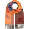 Geometric Color Block Cashmink Scarf