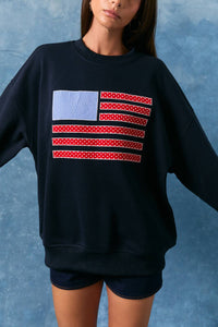 USA Flag Sweatshirt
