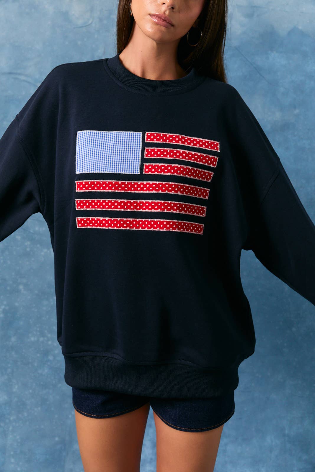 USA Flag Sweatshirt
