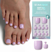 Purple Square Press On Nails