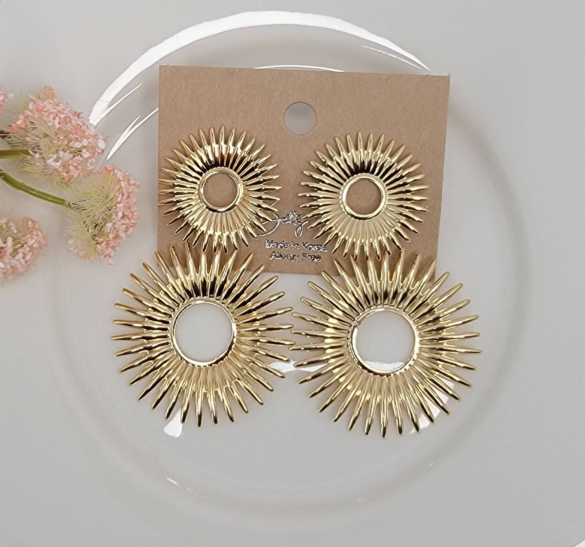 Sunburst Dangle Earrings