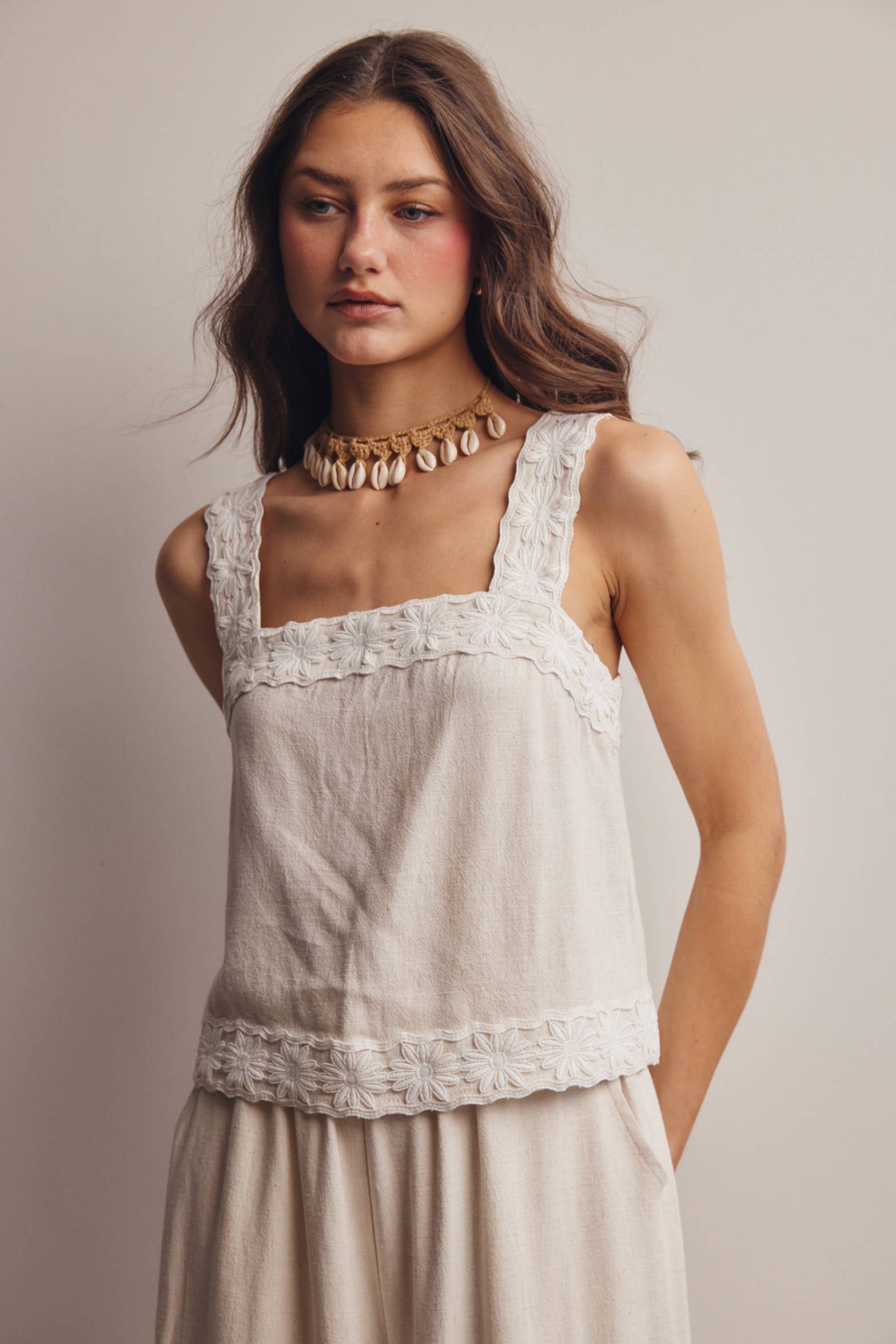Tank & Wide-Leg Pants Set