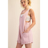 COTTON TWILL ROLL-UP OVERALL SHORT