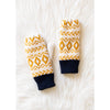 Diamond Pattern Mittens