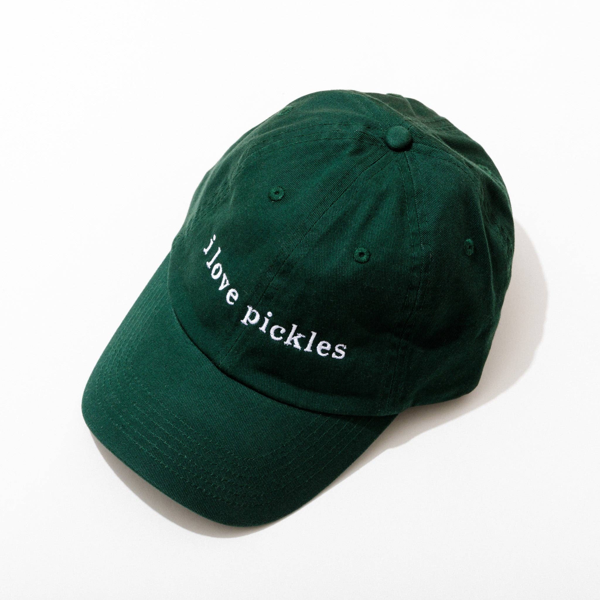 I Love Pickles 100% Cotton Baseball Hat