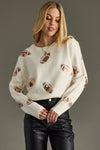 Sequin Football Sweater