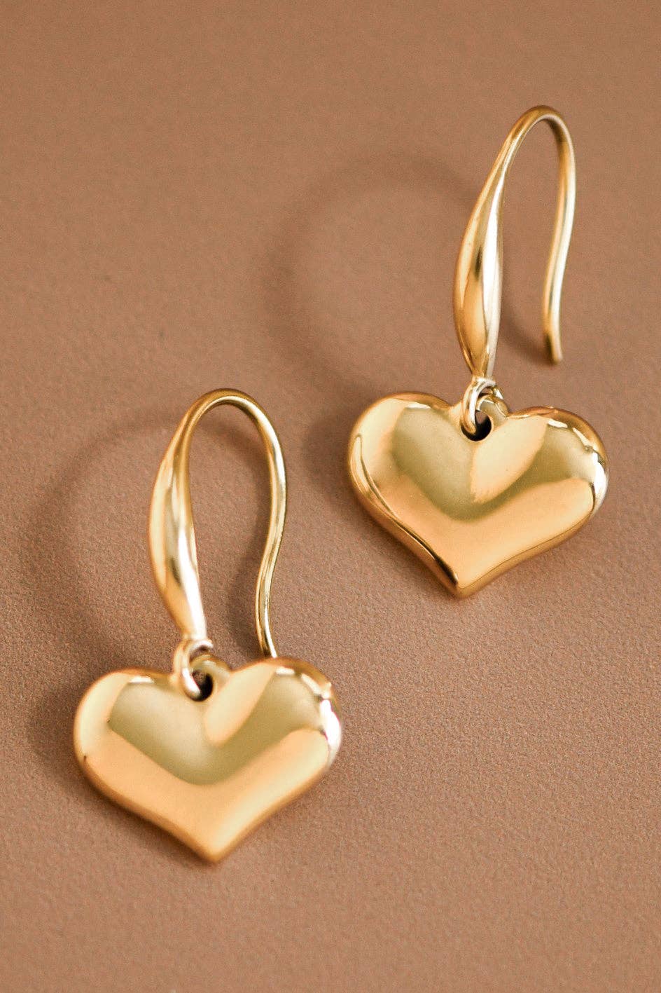 Hanging Heart Earrings