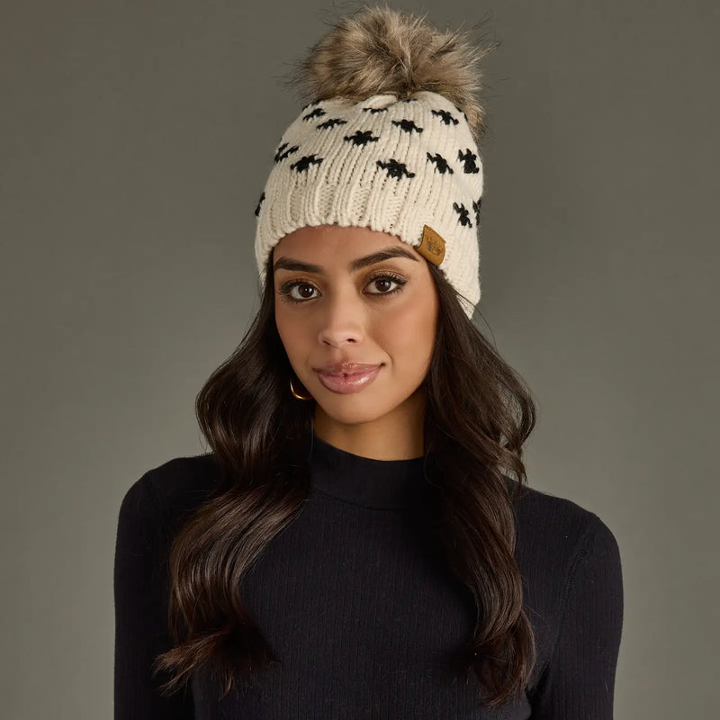 Fleur-De-Lis Pom Hat