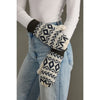 Diamond Pattern Mittens