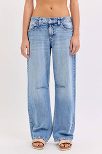 Low Baggy Jean with Back Buckle