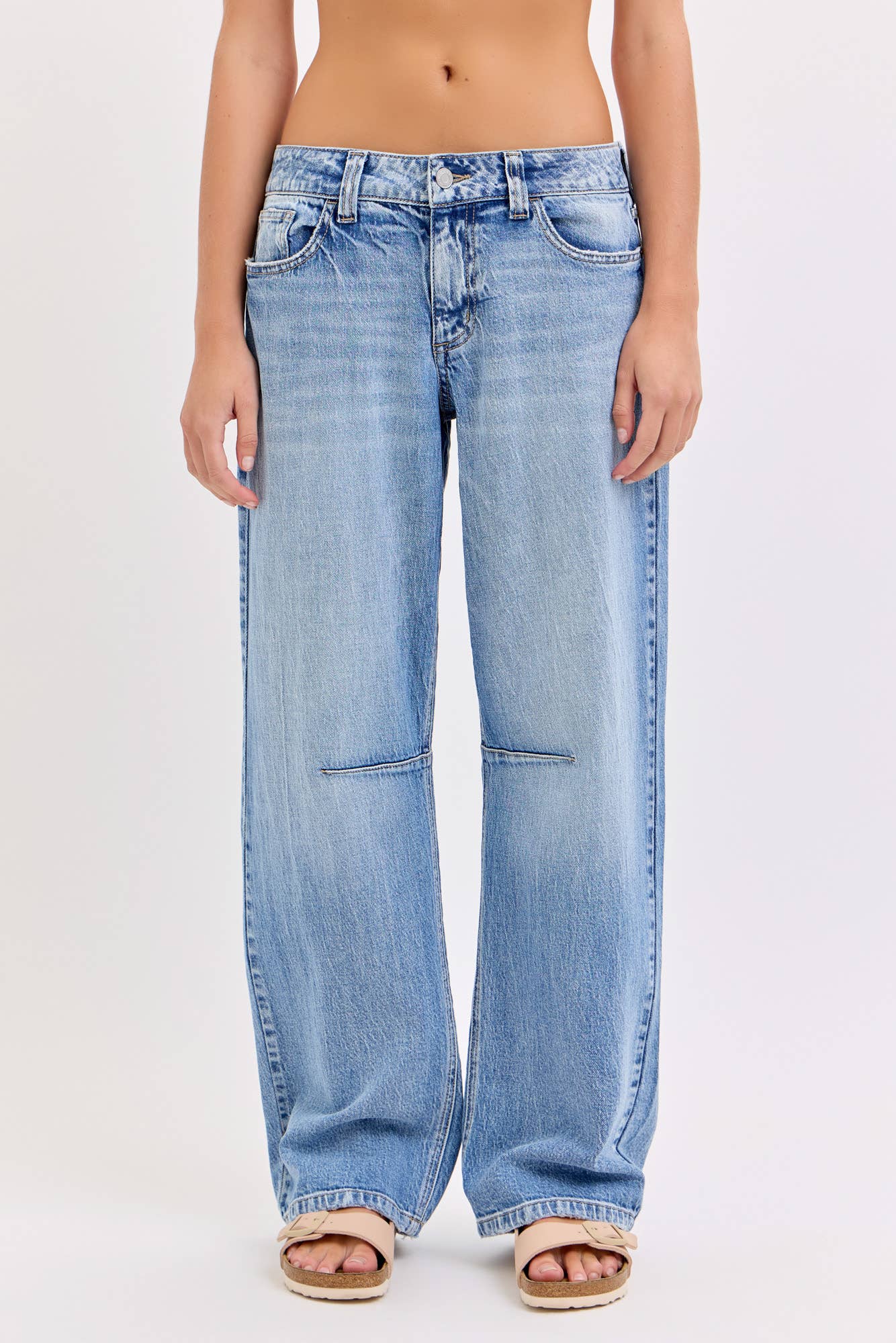 Low Baggy Jean with Back Buckle