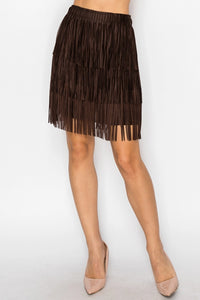 Short Fringe Skirt