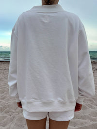 White American Flag Dog Mockneck Sweatshirt