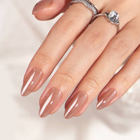 Black Solid Press on Nails Set
