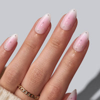 French Tip Press On Nails- Almond 3D Red Lips Valentine Nail: Date Night