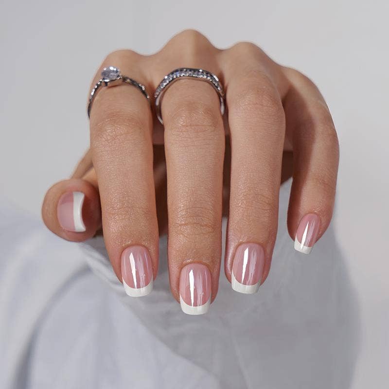 Glazed French Press On Nails
