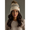Patterned Pom Hat