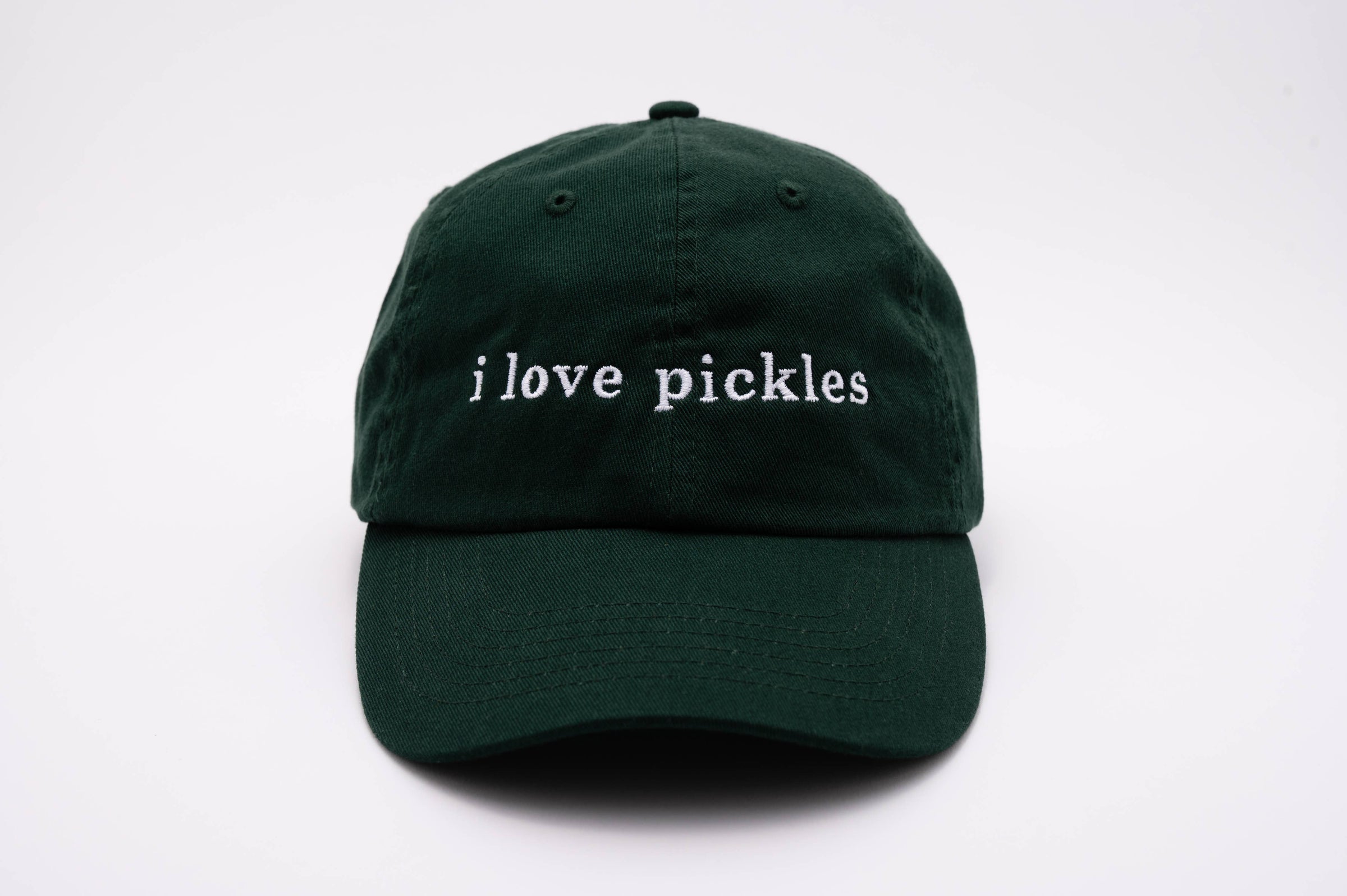 I Love Pickles 100% Cotton Baseball Hat