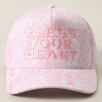 BLESS YOUR HEART Embroidery Camo Trucker Hat
: LT CAMO