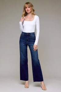 Clean Stretch Dad Jeans