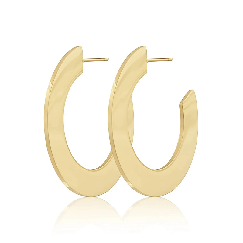 Jodie Flat Hoops