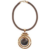 Mother of Pearl Collar Necklace | Handmade Statement Jewelry