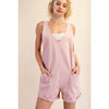 COTTON TWILL ROLL-UP OVERALL SHORT