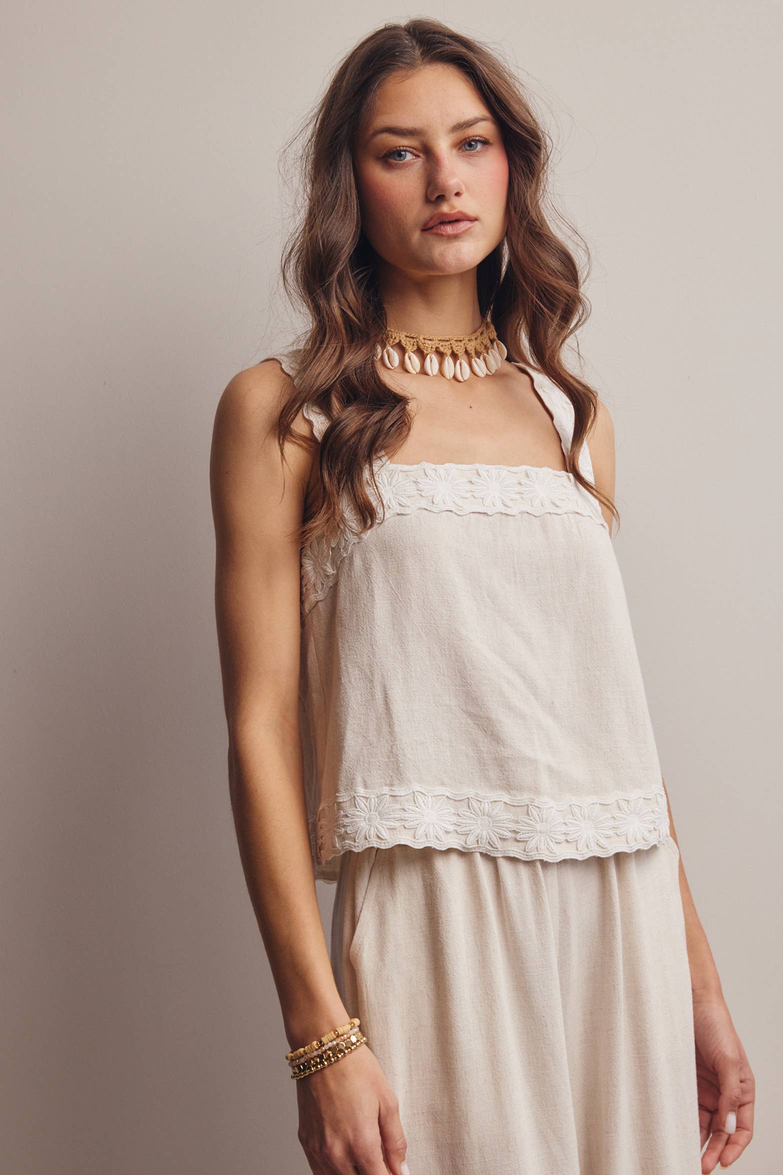 Tank & Wide-Leg Pants Set