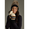 Patterned Pom Hat
