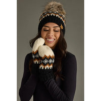 Patterned Pom Hat
