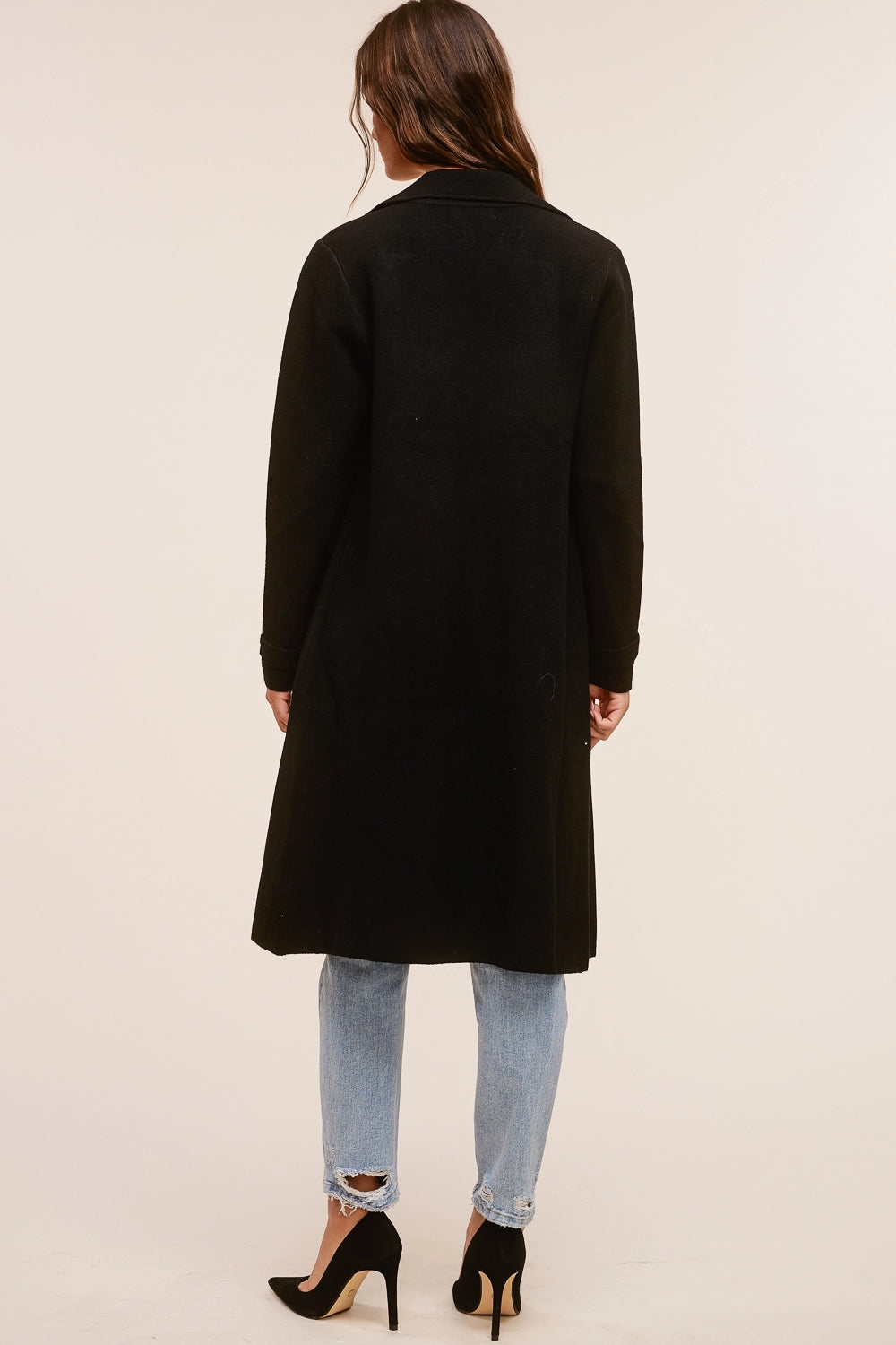 Luxe Cashmere Blend Double-Breasted Belted Coat