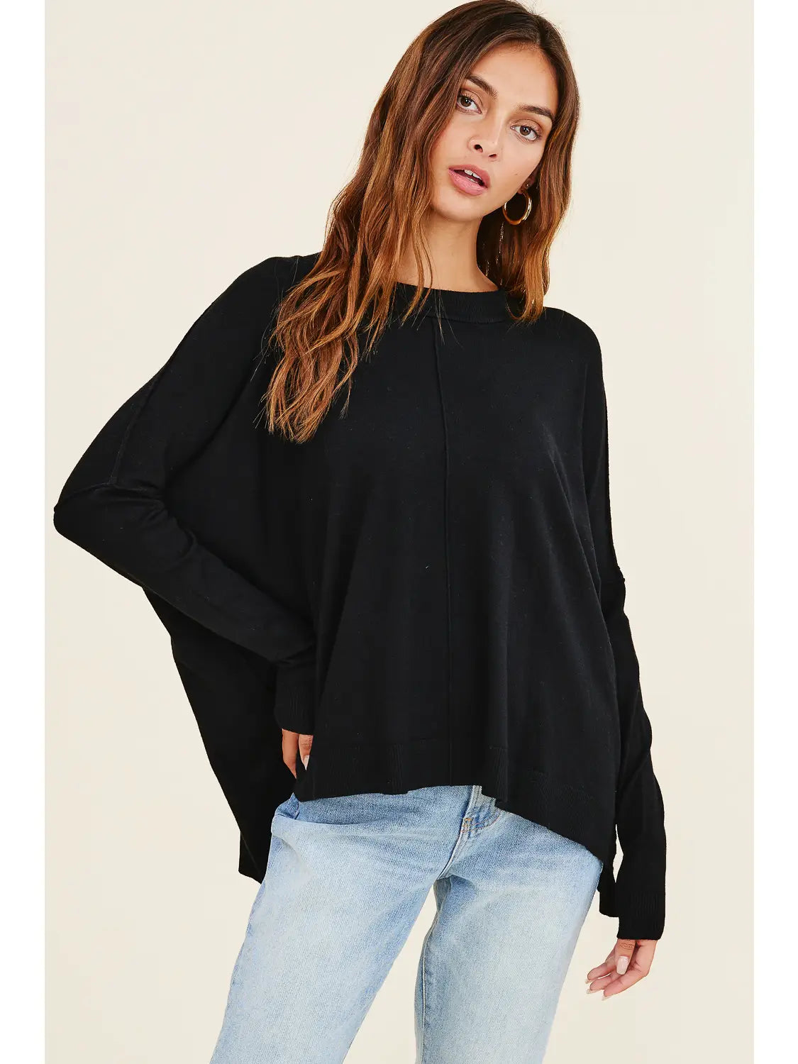 The Quinn Soft-Drape Relaxed Pullover
