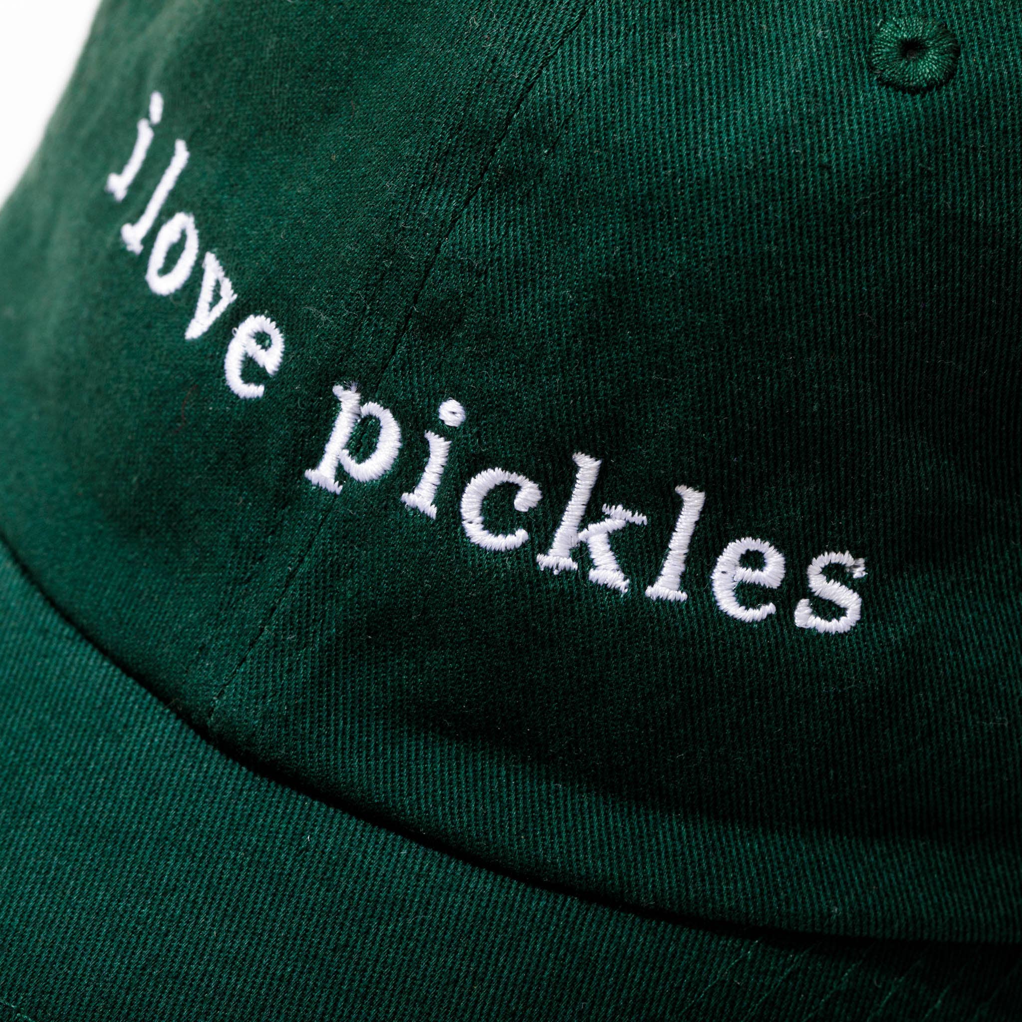 I Love Pickles 100% Cotton Baseball Hat
