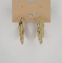 Tassel Hoop Earrings